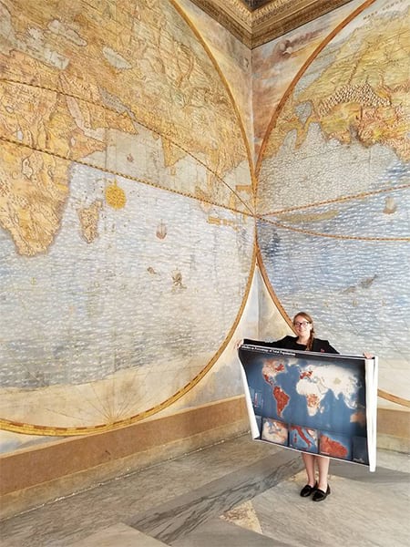 A new map and an old map A new map and an old map