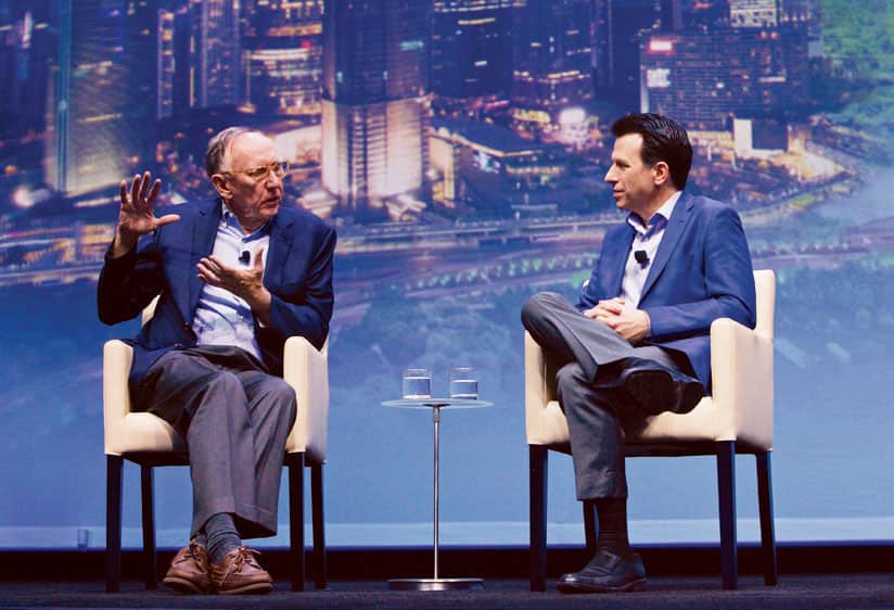 Jack Dangermond and Andrew Anagnost Jack Dangermond and Andrew Anagnost