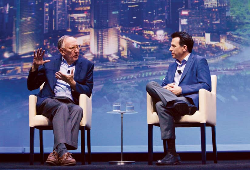 Jack Dangermond and Andrew Anagnost