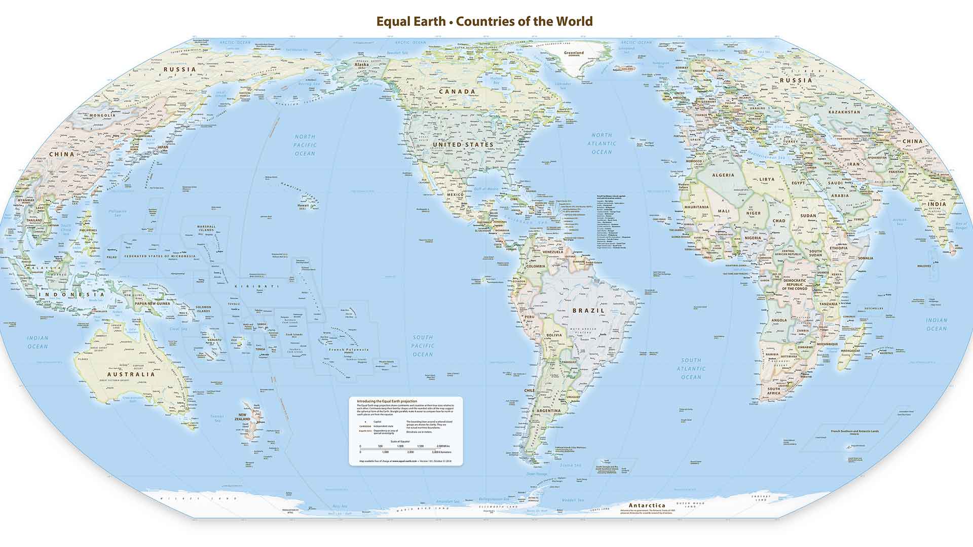 Equal Earth Map Projection Meets Cartographic Needs and Desires