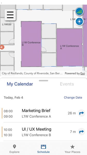 Indoors mobile app Indoors mobile app