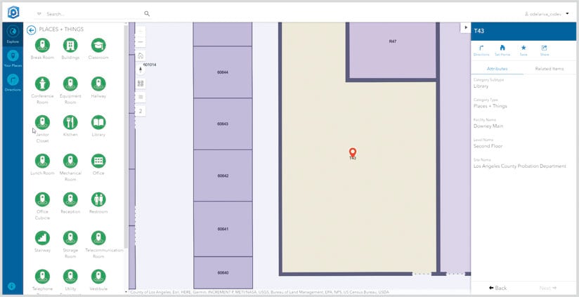 Workplace map Workplace map