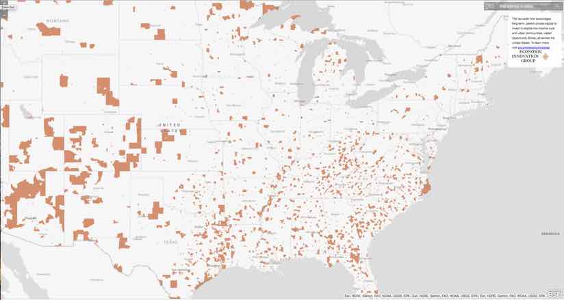 Opportunity Zone map