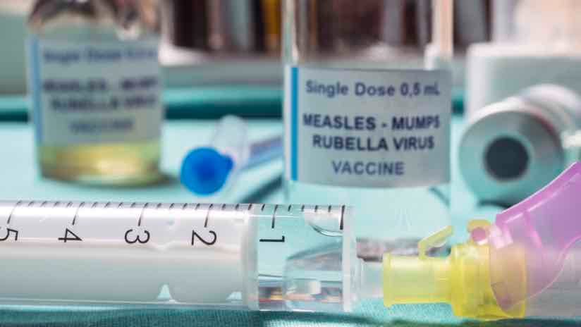 vials of the MMR vaccine