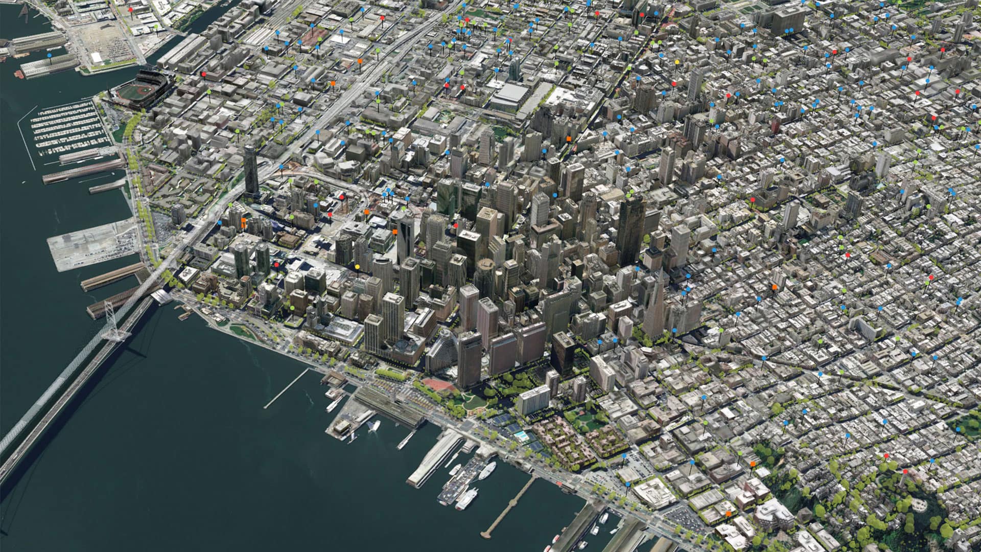 3D model of San Francisco