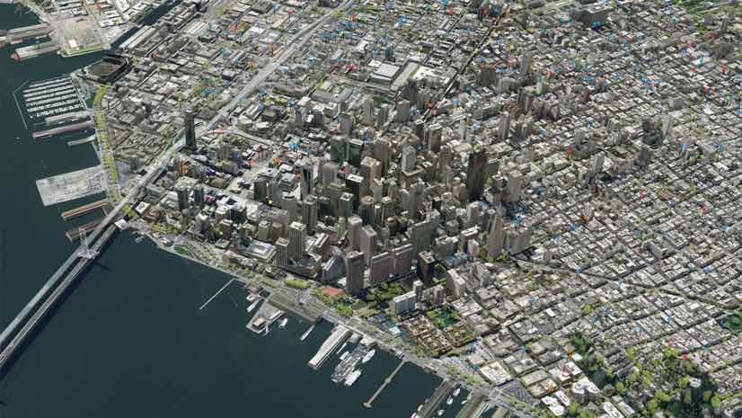 Modeling San Francisco in 3D
