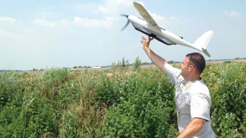 Fixed-wing done launch