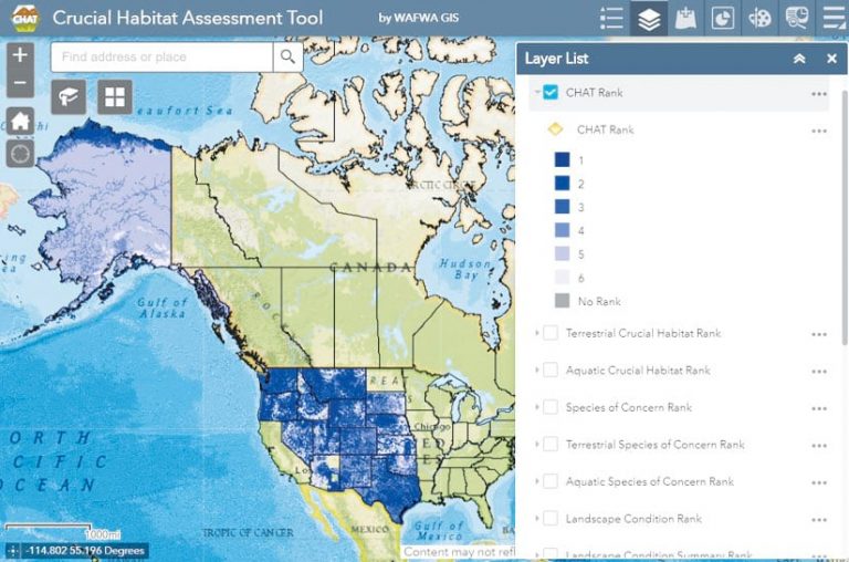 The Crucial Habitat Assessment Tool (CHAT) The Crucial Habitat Assessment Tool (CHAT)