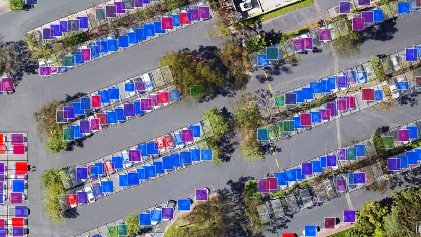 Parking lot analysis with AI