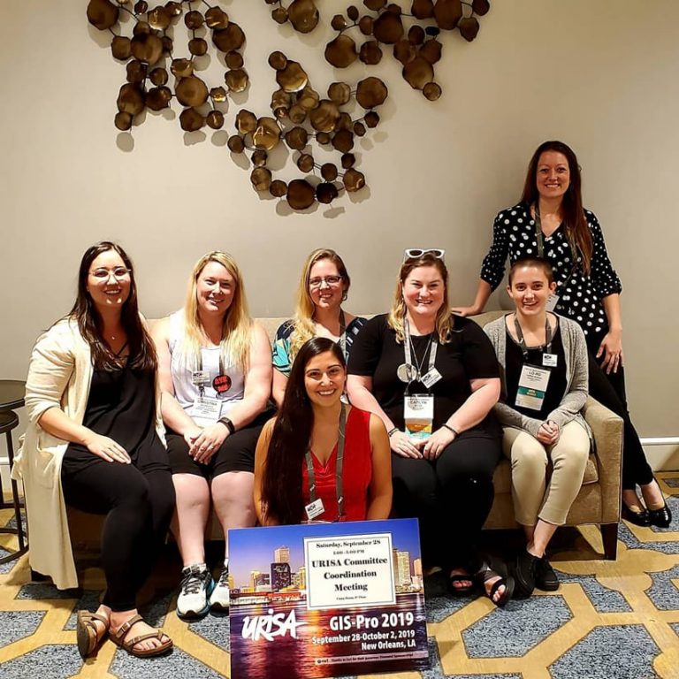 A photo of seven young women who are in the Vanguard Cabinet