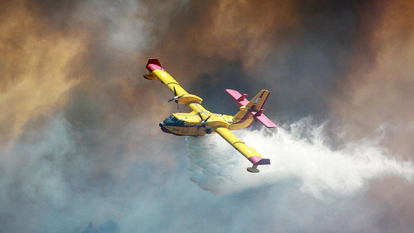 Business risk in focus with wildfire air drops