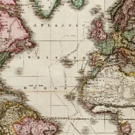 An old world map underscores how 'normal' changes often An old world map underscores how 'normal' changes often