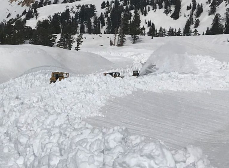 Lassen Volcanic National Park (LAVO) gets snow as early as September and as late as March. (Photo courtesy of the National Park Service.)