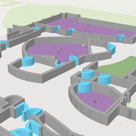 an indoor map of a workplace