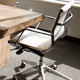 a chair in a reopened office a chair in a reopened office