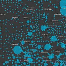 A map-based analysis of COVID-19 cases