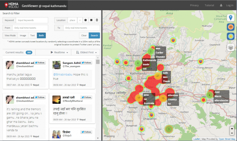 Screenshot of the GeoViewer Screenshot of the GeoViewer