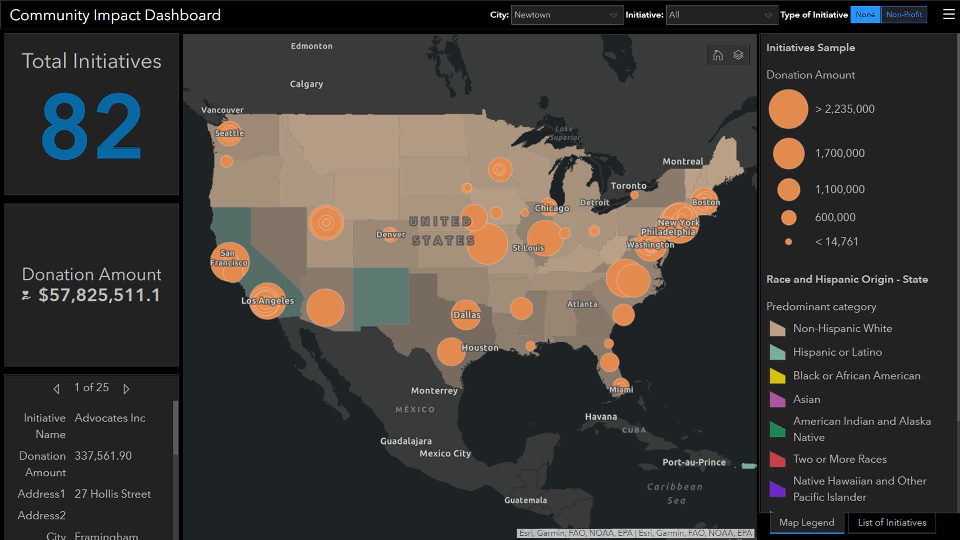 A map of racial equity initiatives across the country
