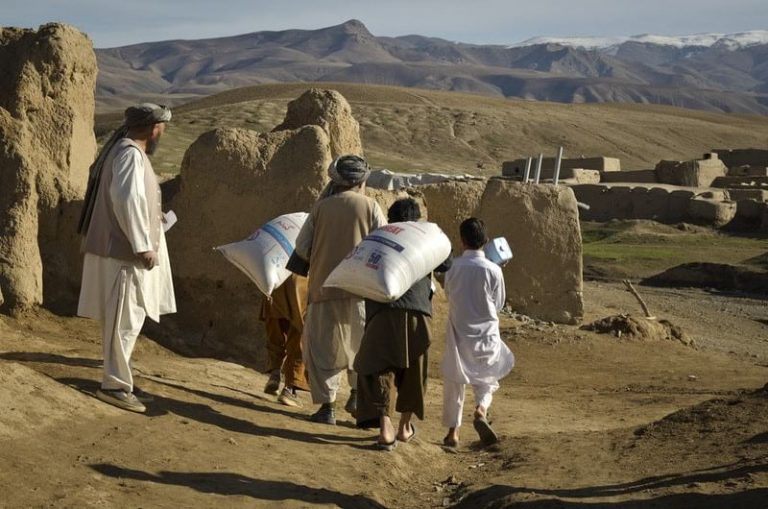 WFP food distribution Afghanistan