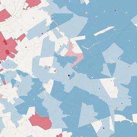 Location intelligence reveals business risks on smart maps