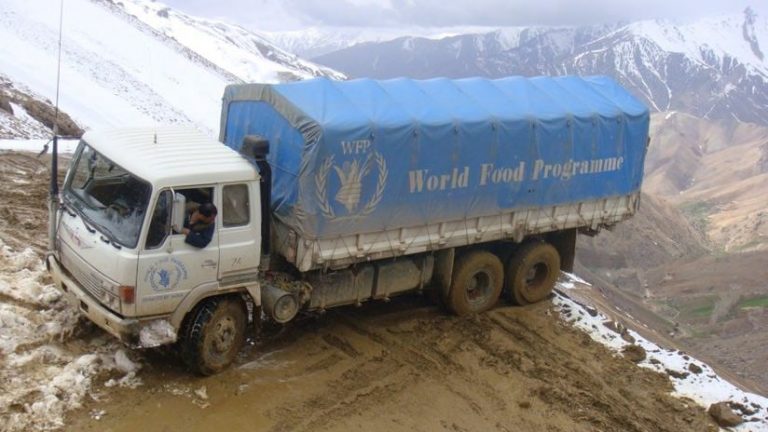 WFP truck in Afghanistan