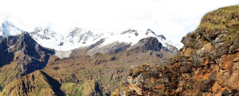 Andes mountains, Choquequirao trekking trail