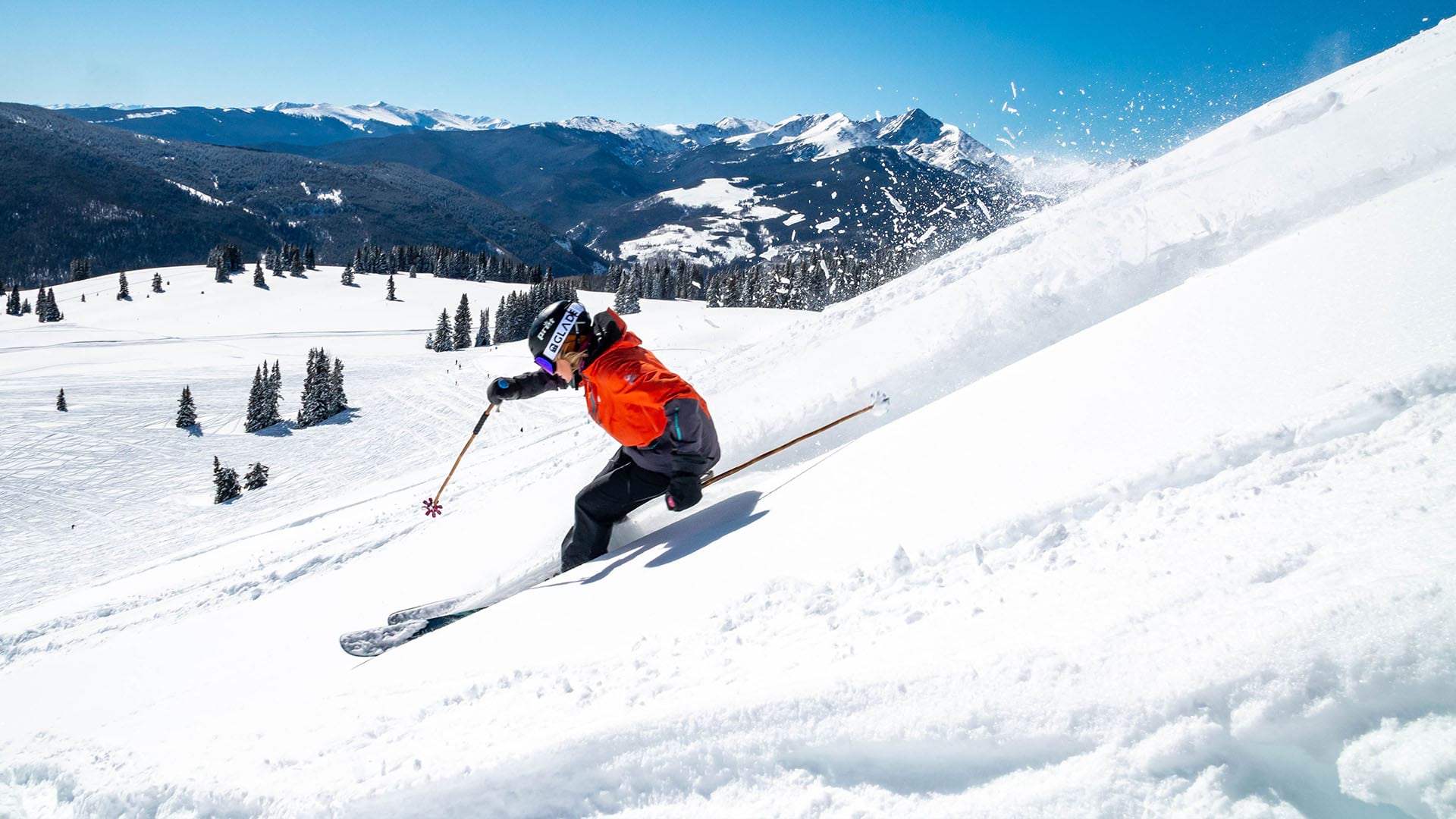 Fresh tracks at Vail Ski Resort