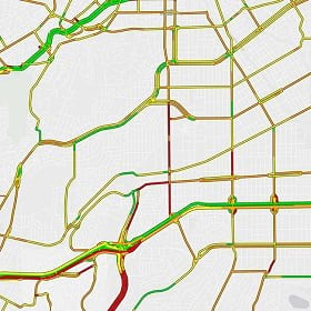 a route optimization map