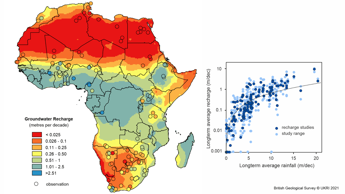 Africa Map With Water - Gloria Fernandina