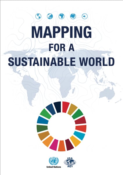 The cover of Mapping for a Sustainable World The cover of Mapping for a Sustainable World