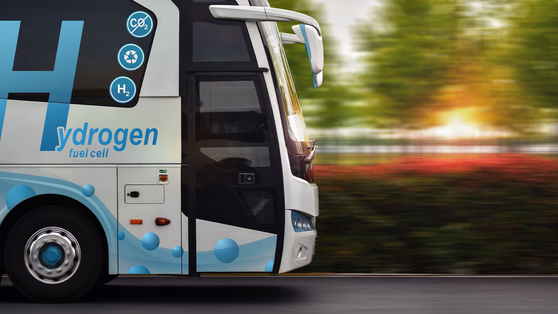 Green hydrogen could power buses like this