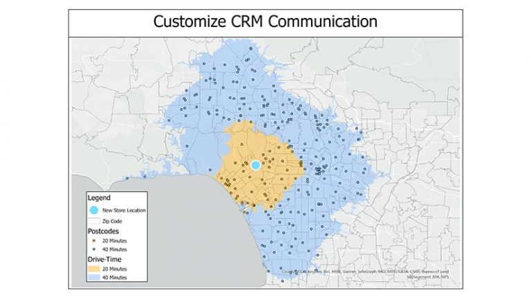 A map showing how customer data can inform personalized messages