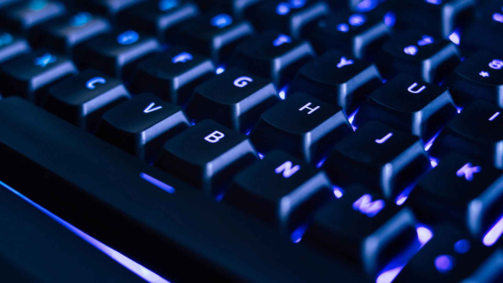 A computer keyboard represents cybersecurity, IT mapping