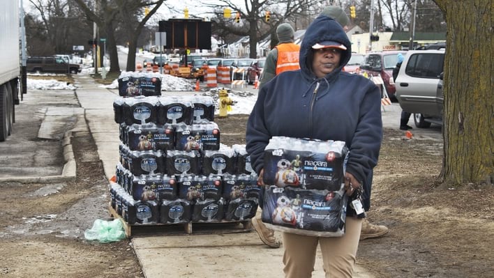 Water in Flint Michigan