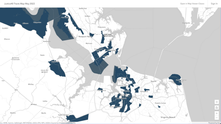 Justice40 Tracts Map