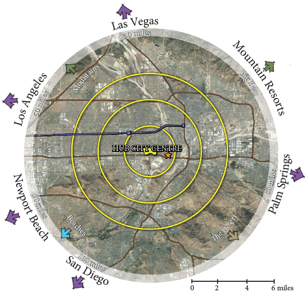 Hub City Centre map