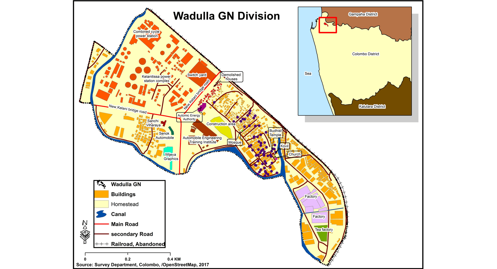 Wadulla GIS map