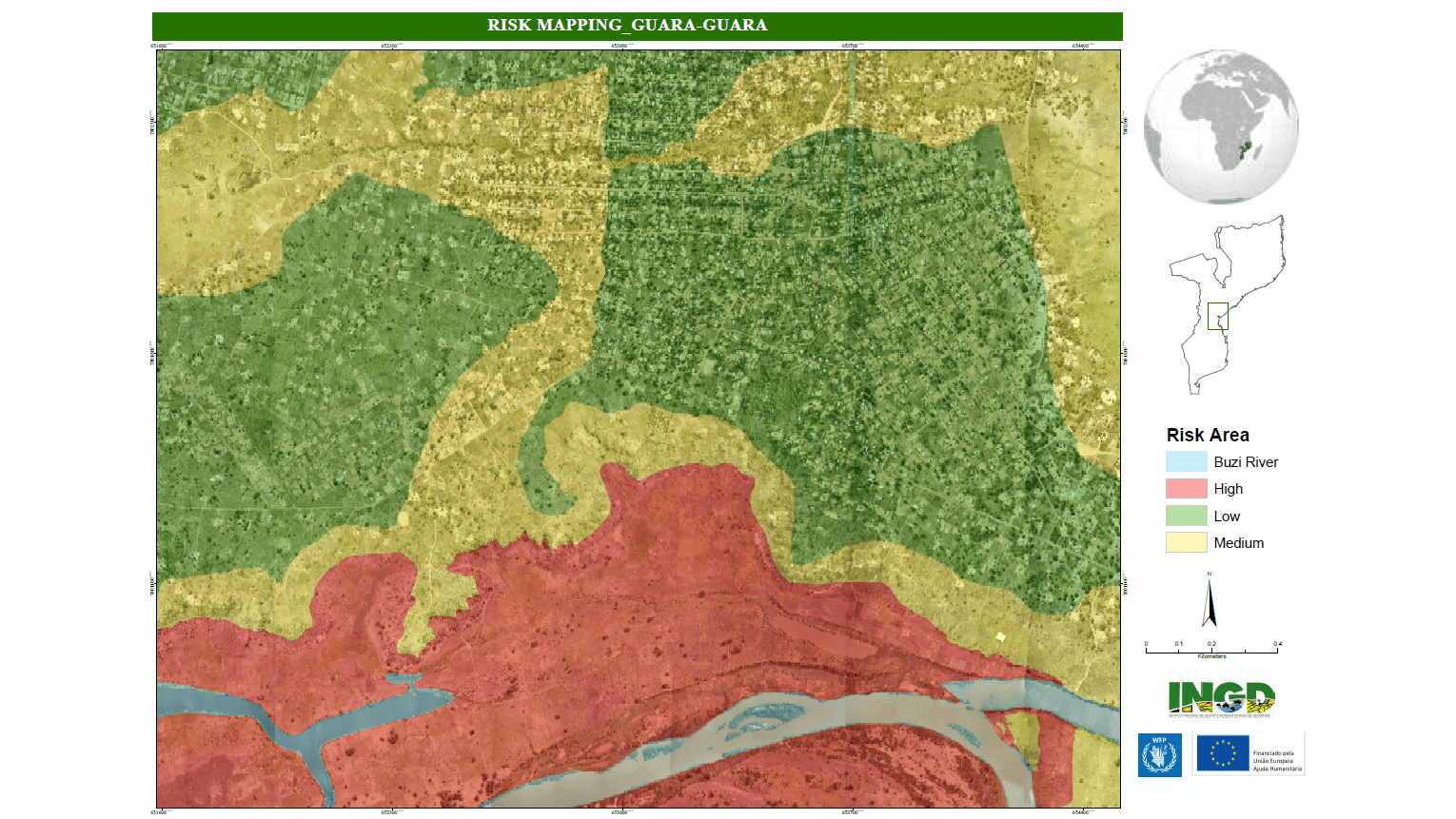 Risk map of Buzi River