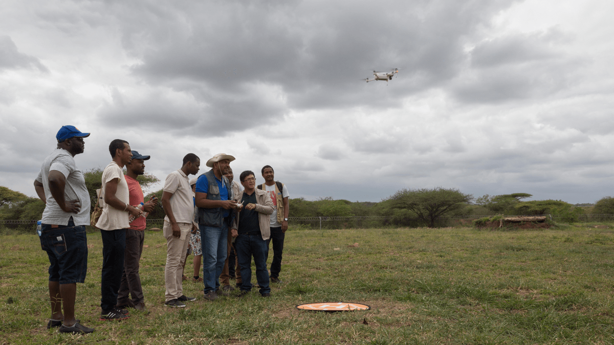 WFP drone training in Mozambique