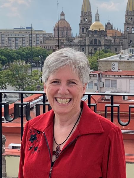 A headshot of Charlotte Smith in Guadalajara, Mexico