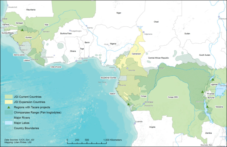 JGI Tacare project map