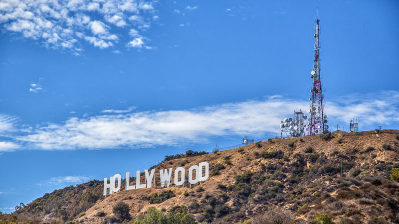 Hollywood hills cell towers
