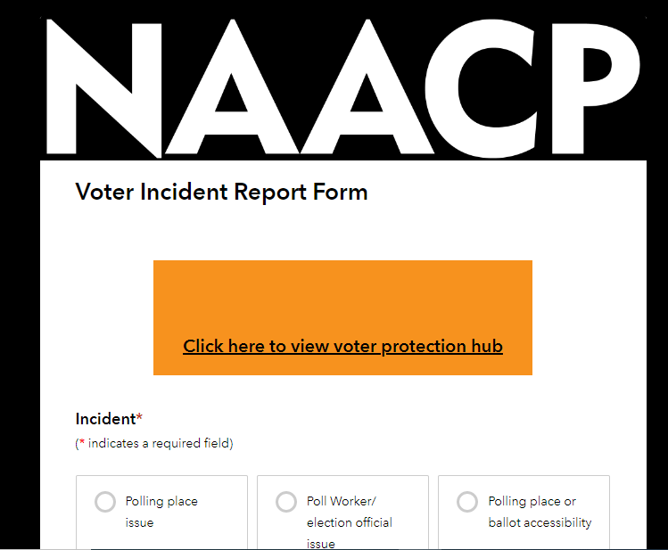 Voter Incident Report Form