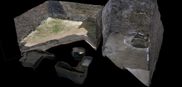 Photo-realistic 3D models of two SUs—one with a wall and grass and one showing the corner of a room with a hole in it