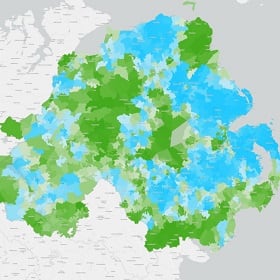 a green and blue map a green and blue map