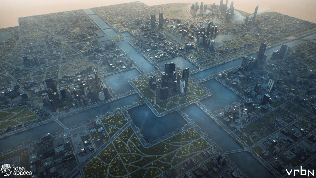 Utopian Disruption aerial view