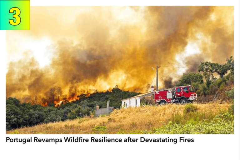 Portugal's National Authority for Emergency and Civil Protection wildfire response