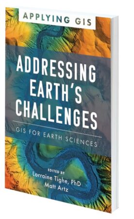 Cover of Addressing Earth’s Challenges: GIS for Earth Sciences