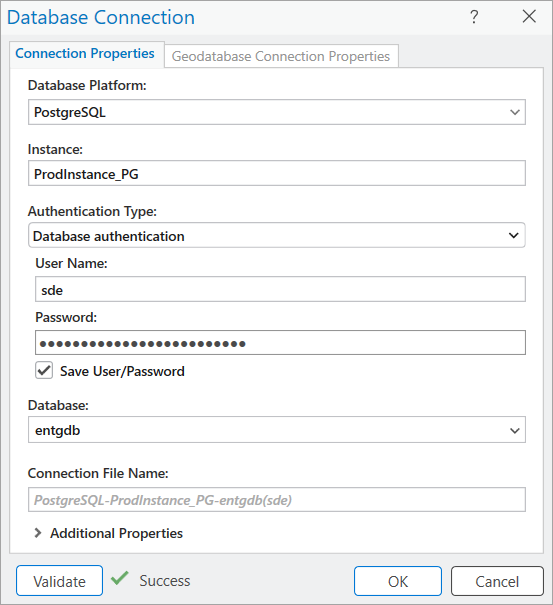 Make a database connection