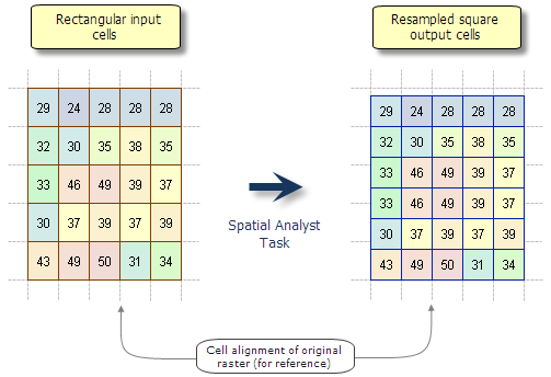 Rectangular cells in Spatial Analust